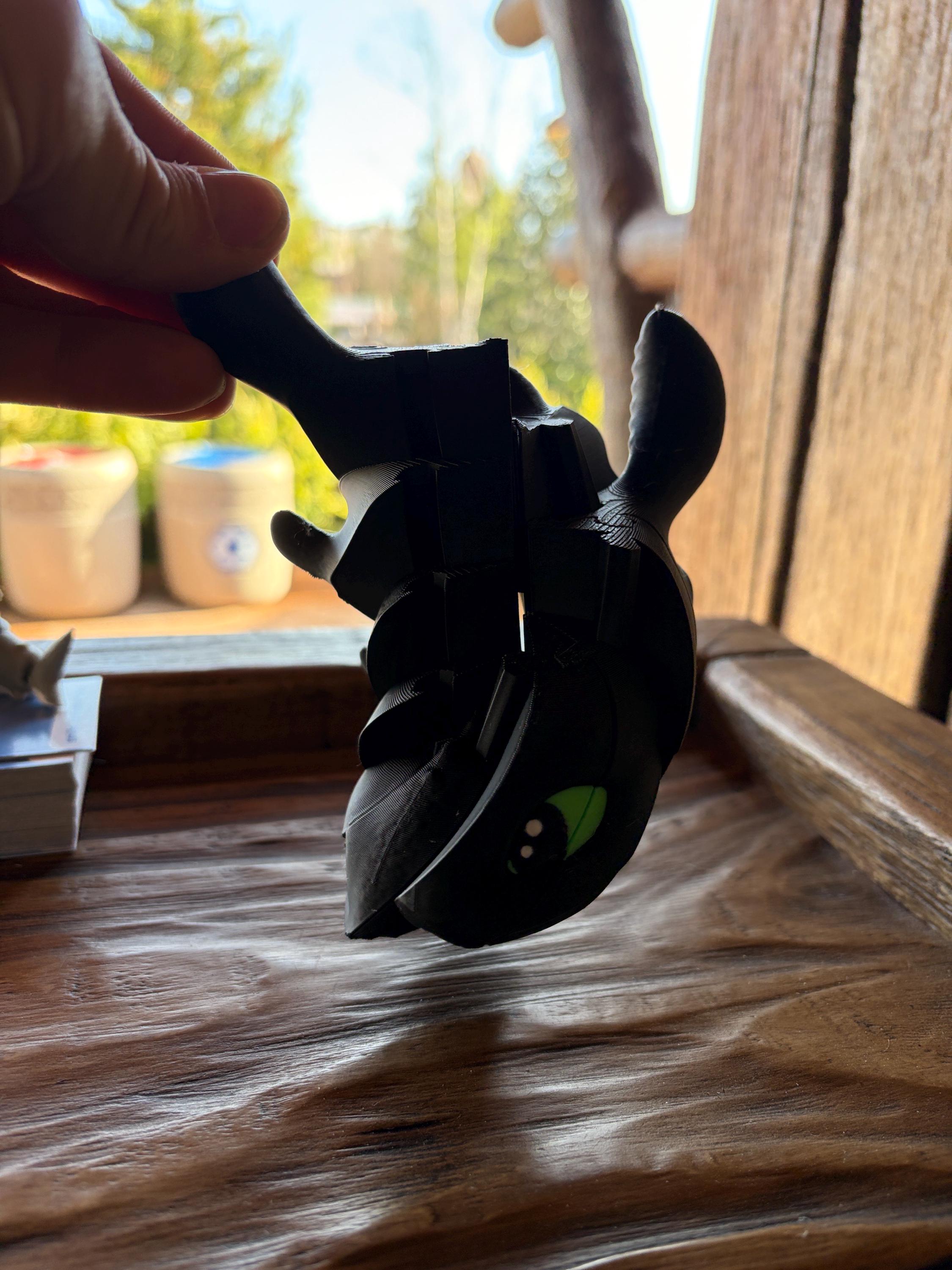 Articulated Toothless Dragon Fidget – 3D Printed Toy (Inspired by How to Train Your Dragon)