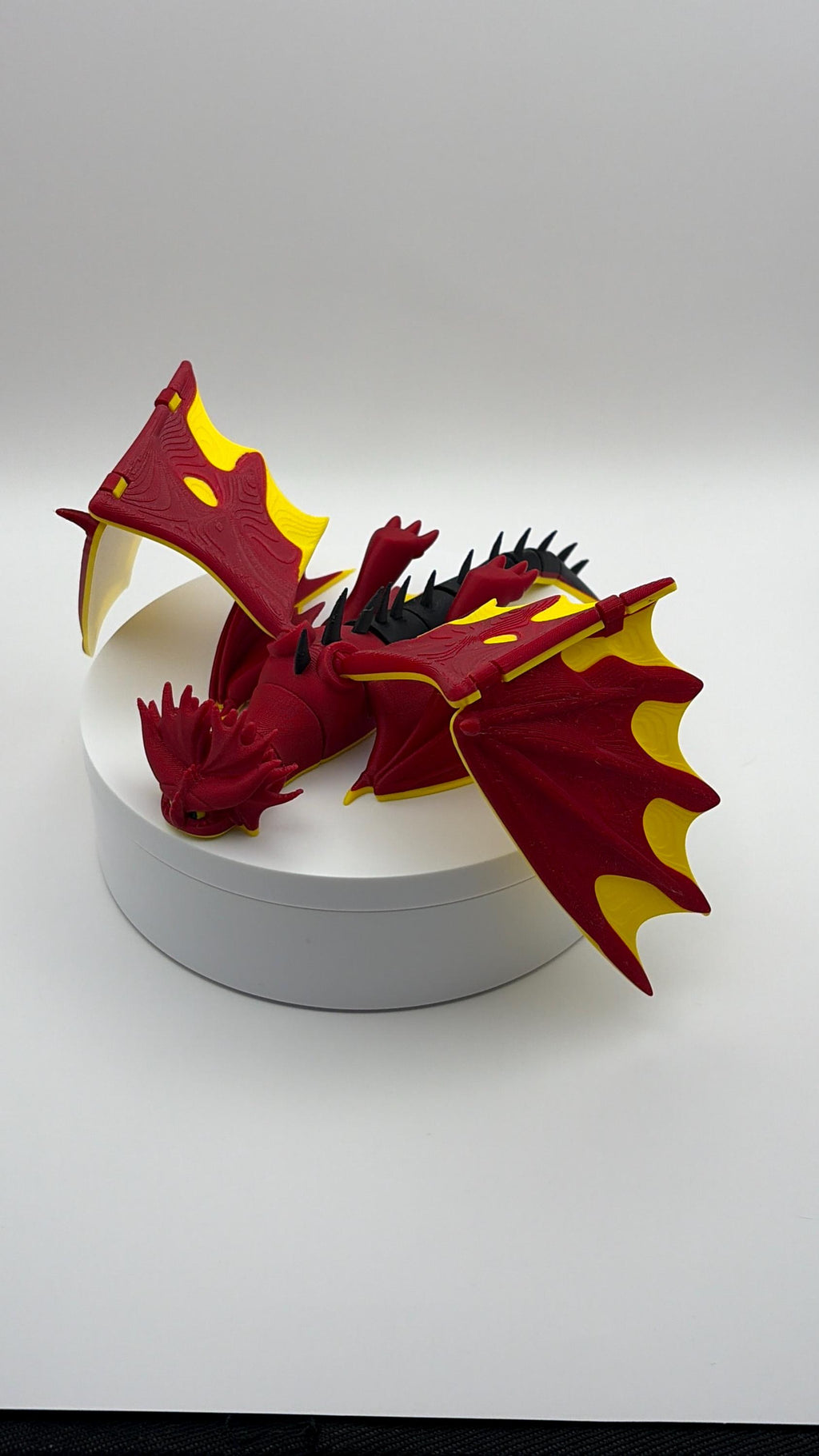 Hookfang Monstrous Nightmare Dragon Figurine, 3D Printed HTTYD Collectible