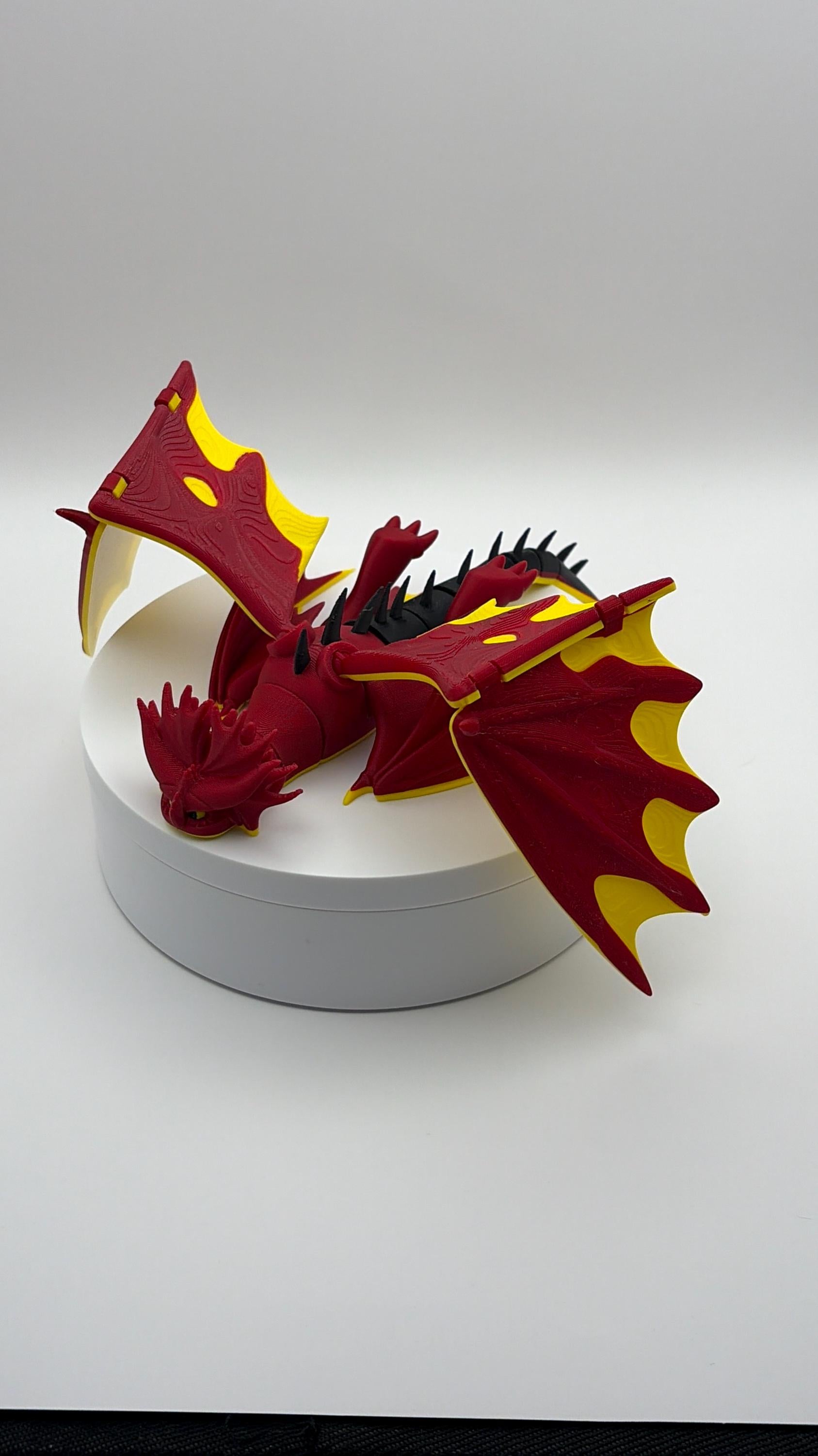 Hookfang Monstrous Nightmare Dragon Figurine, 3D Printed HTTYD Collectible