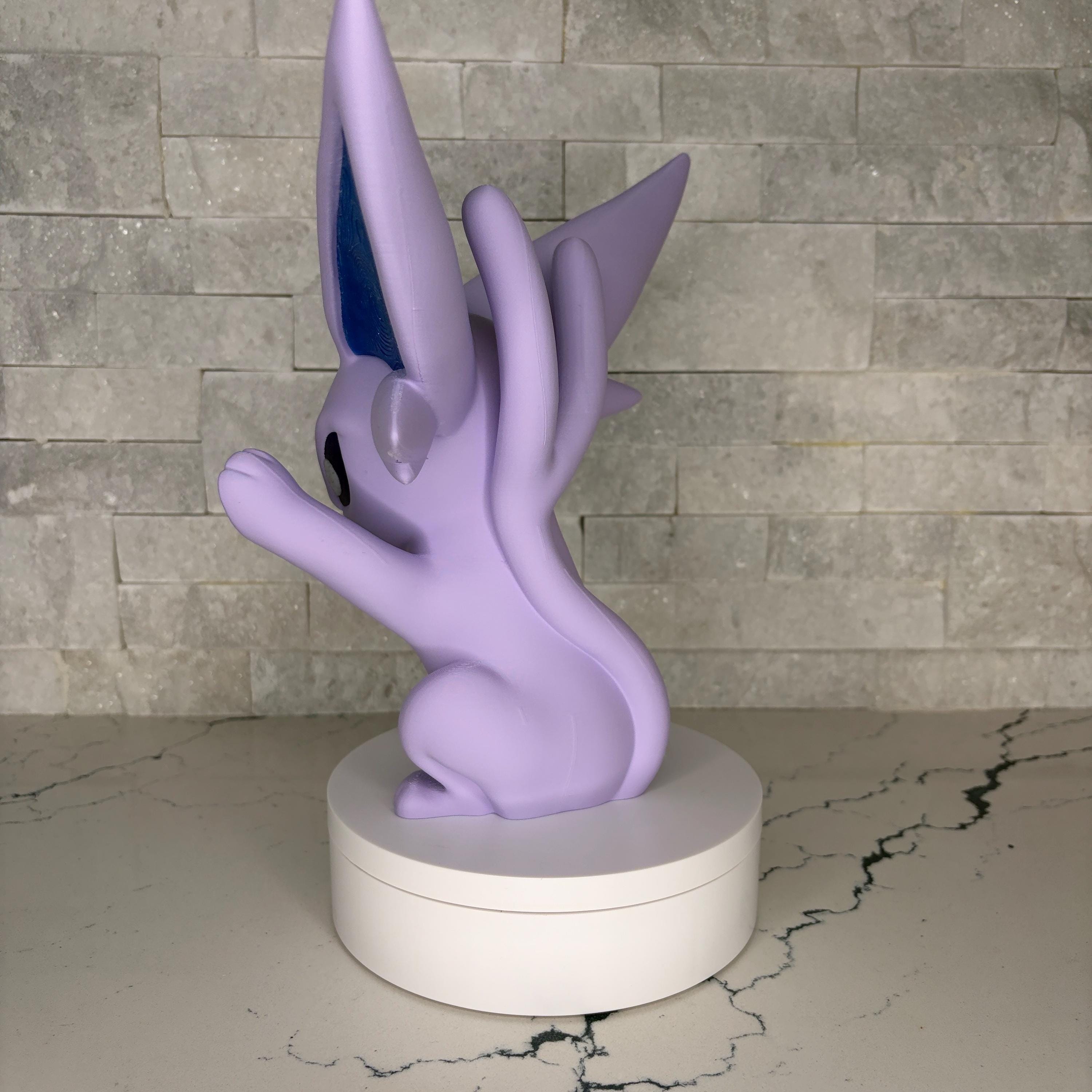 NEW GrumpyMon Espeon Collector Figure, Pokémon Inspired 3D Printed Statue, Shiny & Standard Variants, Premium Display Collectible