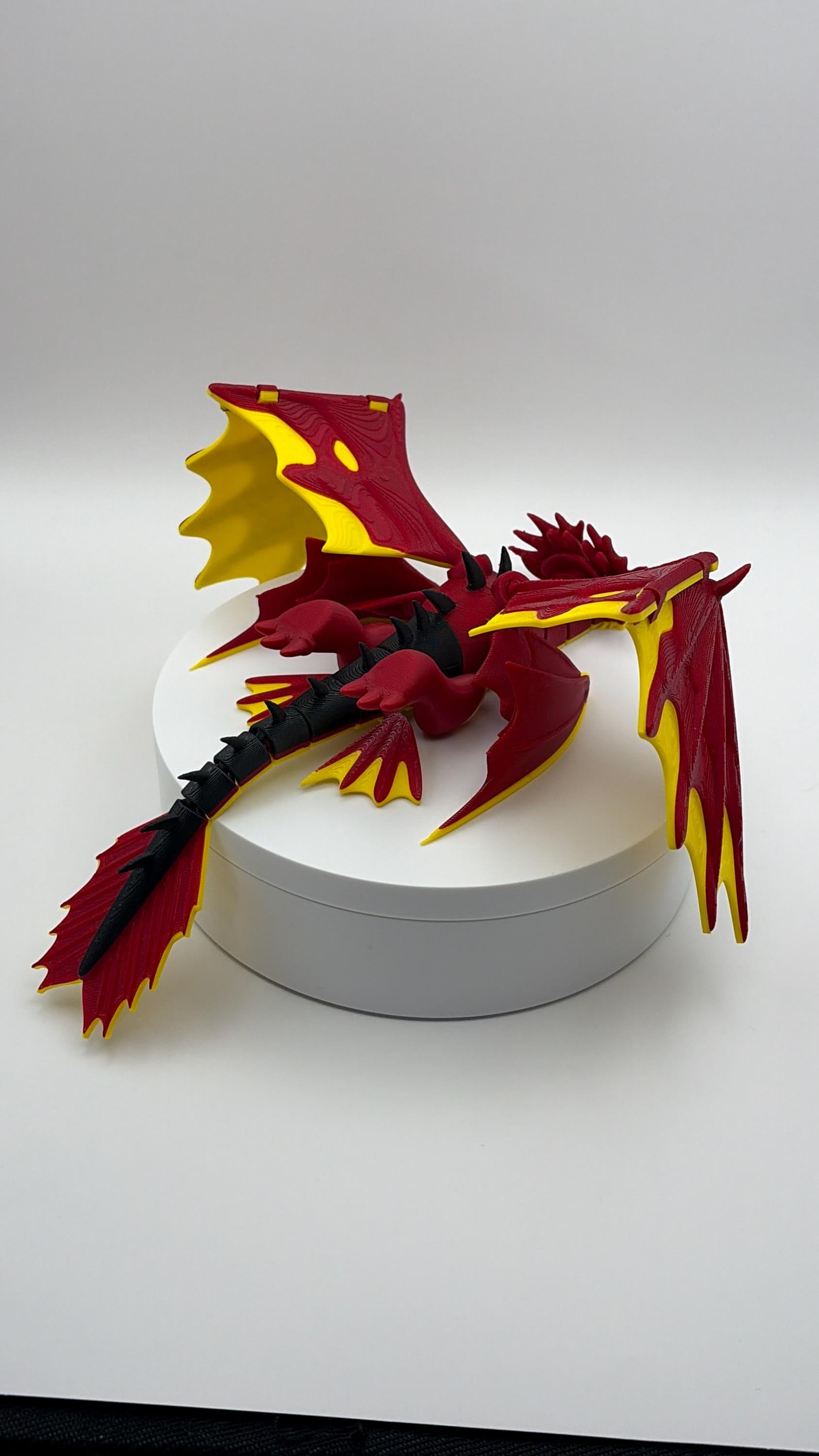 Hookfang Monstrous Nightmare Dragon Figurine, 3D Printed HTTYD Collectible