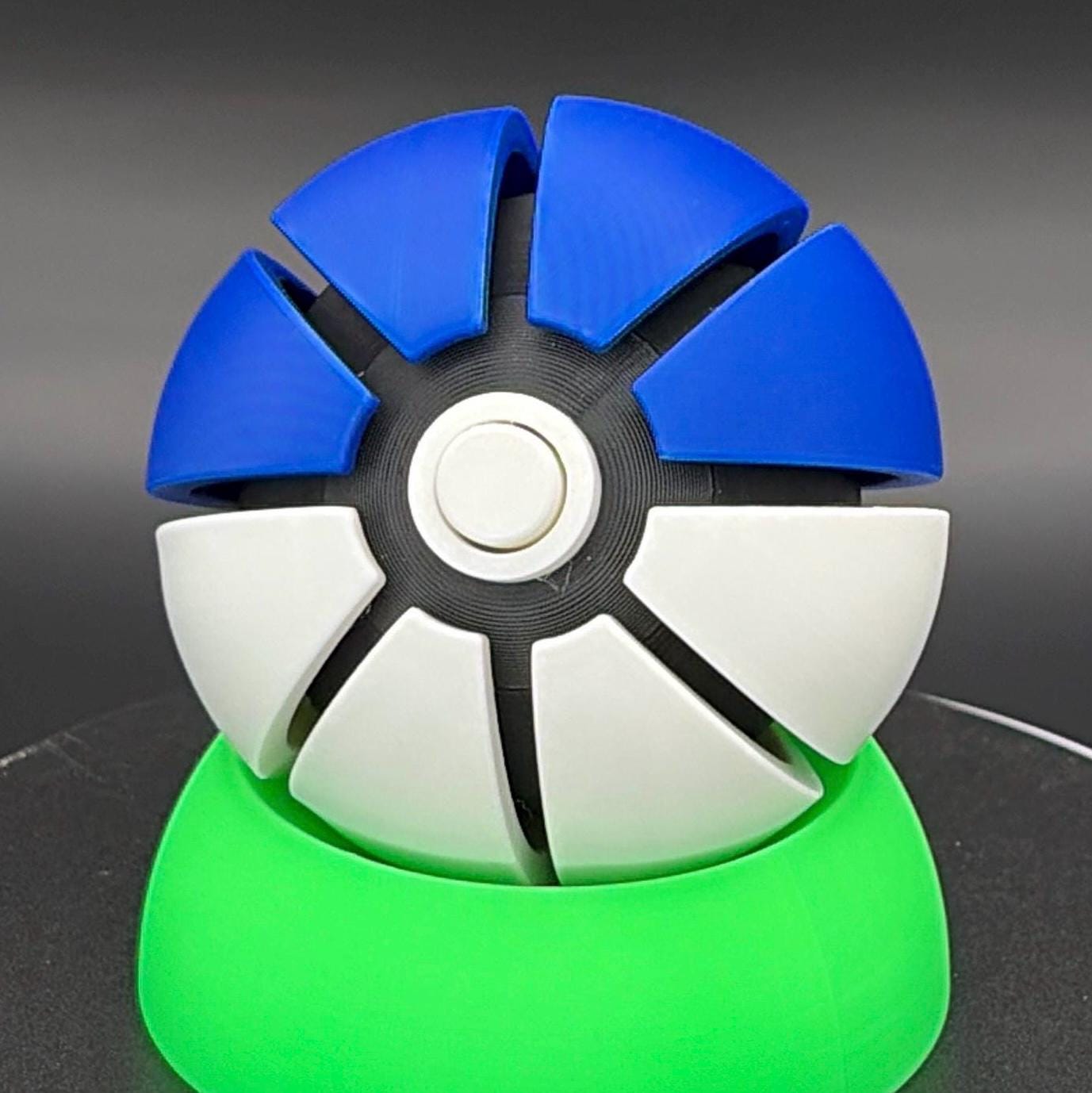 PokeBall Fidget Ball Toy, Pokemon Clicky Fidget Gadget, ADHD Focus Tool (Licensed)