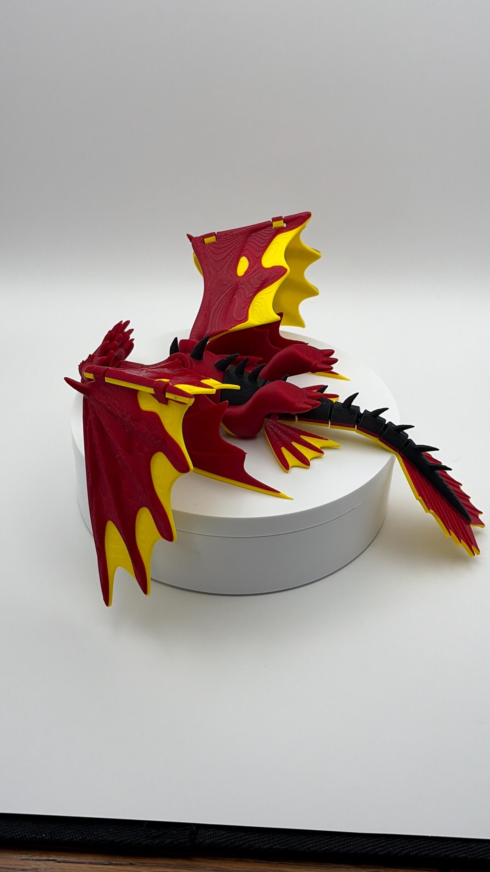Hookfang Monstrous Nightmare Dragon Figurine, 3D Printed HTTYD Collectible