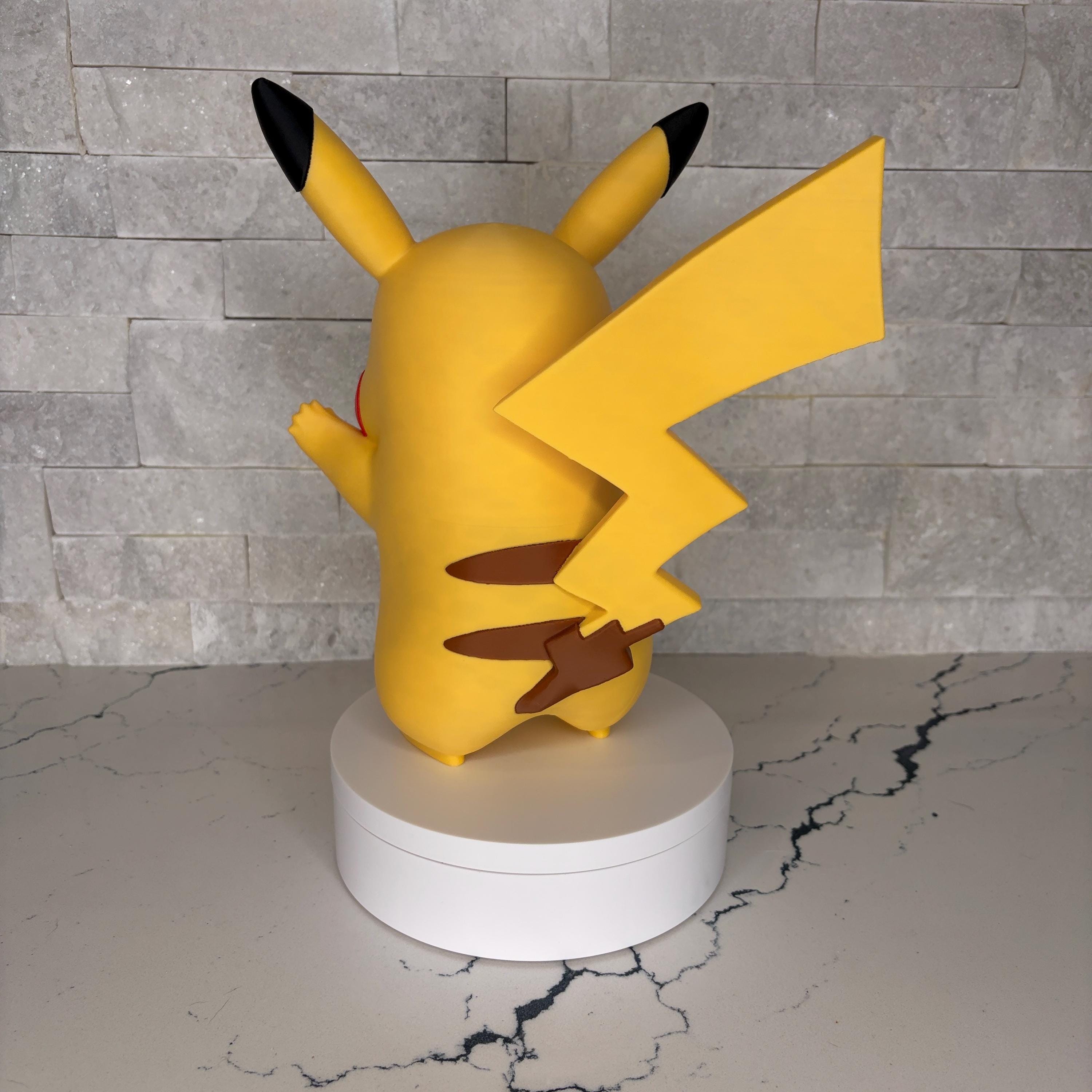 GrumpyMon Pikachu, Collector Edition, Pokémon Inspired Display Figure, Angry Pikachu Statue, Gamer Gift, Desk Decor, Fan Art