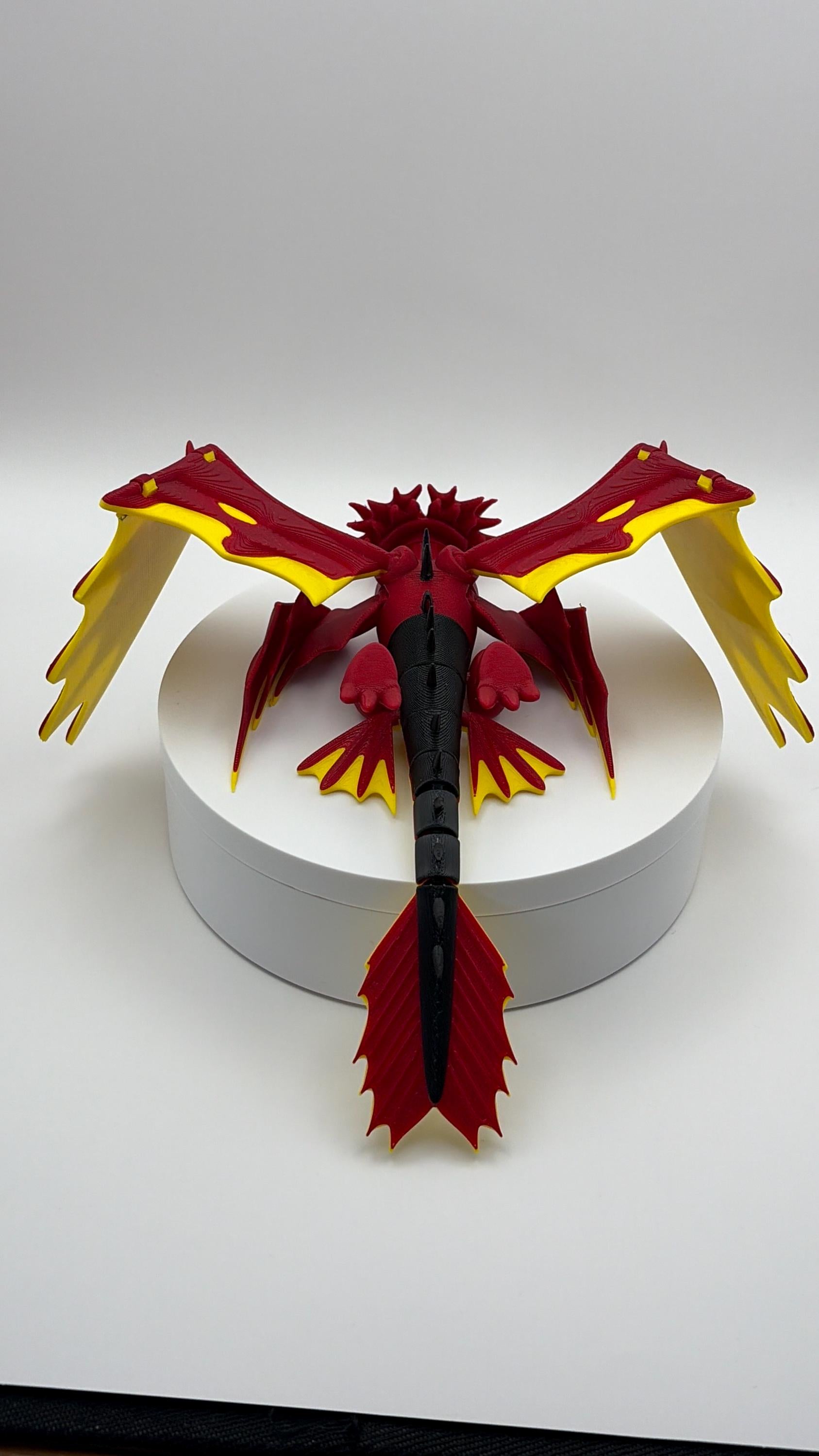 Hookfang Monstrous Nightmare Dragon Figurine, 3D Printed HTTYD Collectible