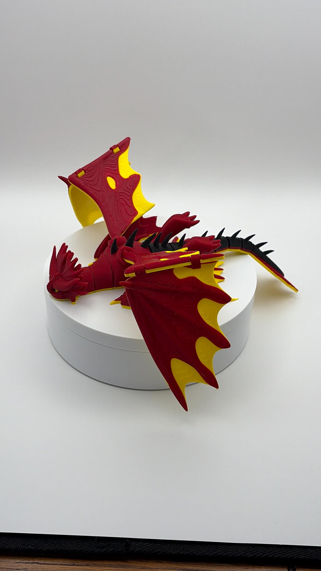 Hookfang Monstrous Nightmare Dragon Figurine, 3D Printed HTTYD Collectible