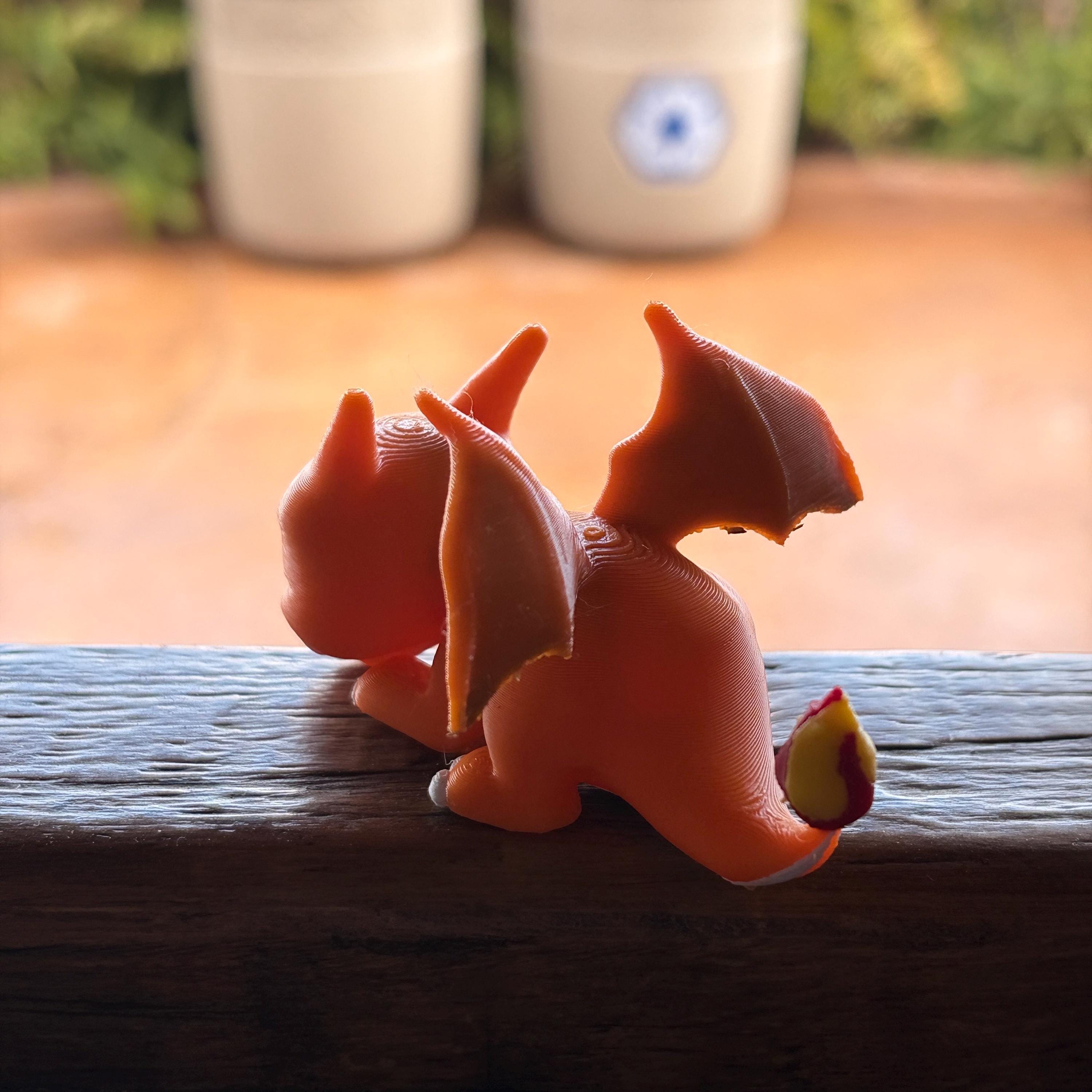 3D Printed Sleeping Baby Dragon Figurine | Desk Pet, Collector Gift