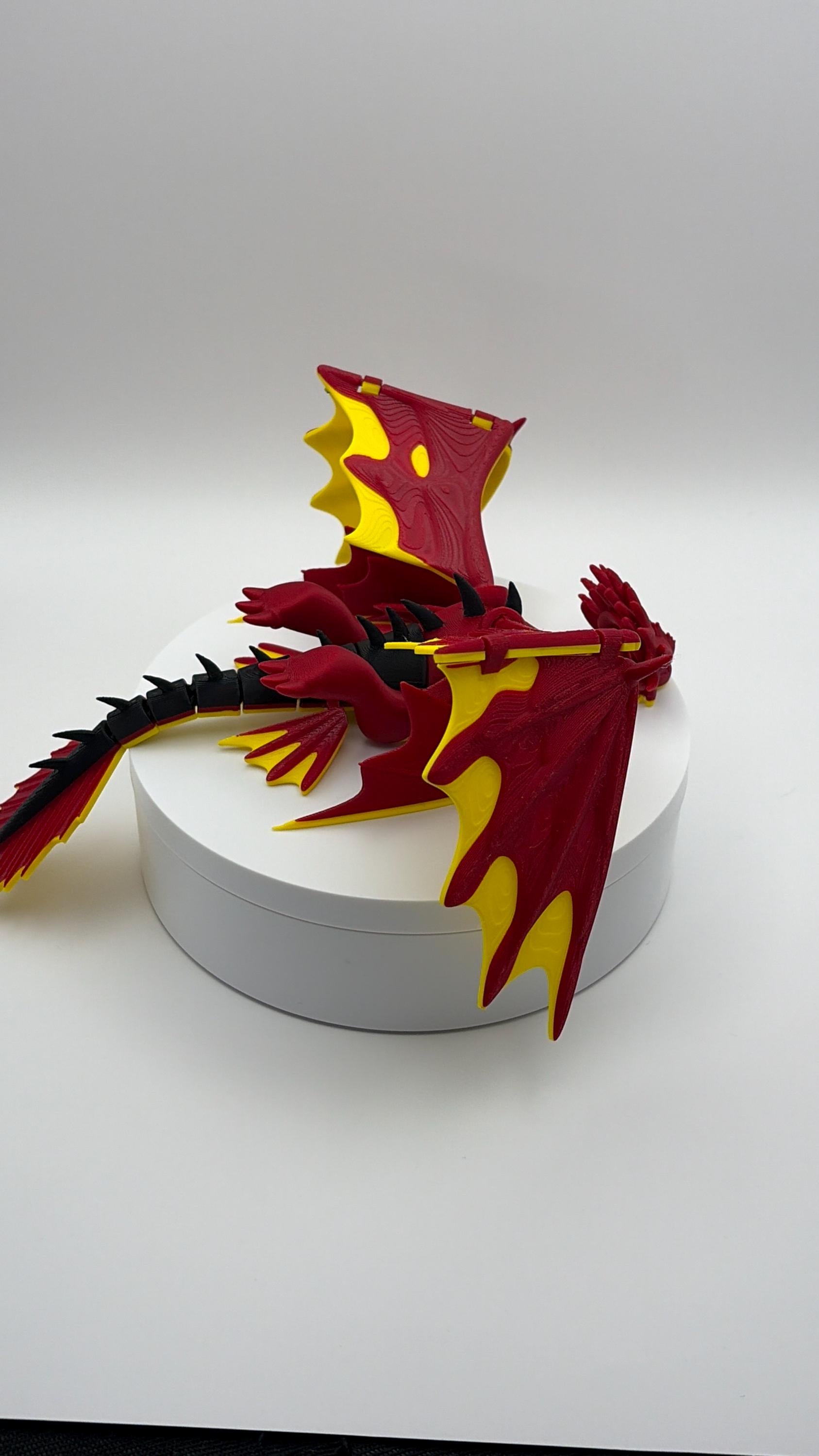Hookfang Monstrous Nightmare Dragon Figurine, 3D Printed HTTYD Collectible