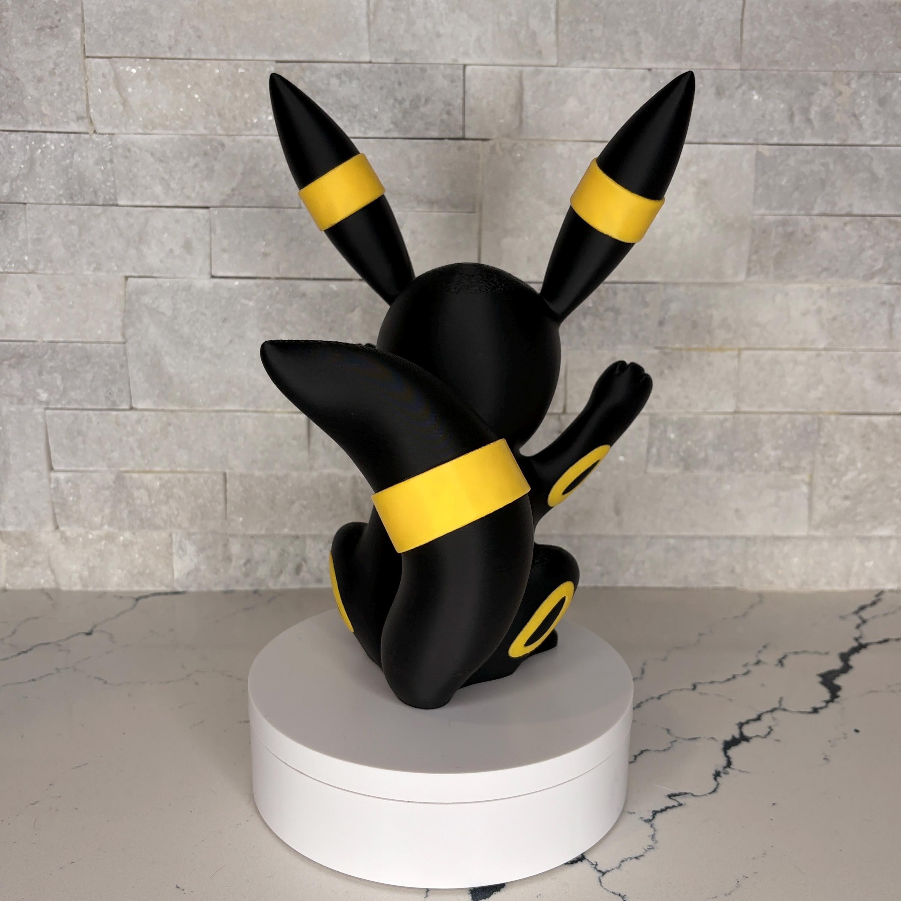 GrumpyMon Umbreon Collector Figure, Licensed Maple 3D Design, Display Statue, Gamer Shelf Decor