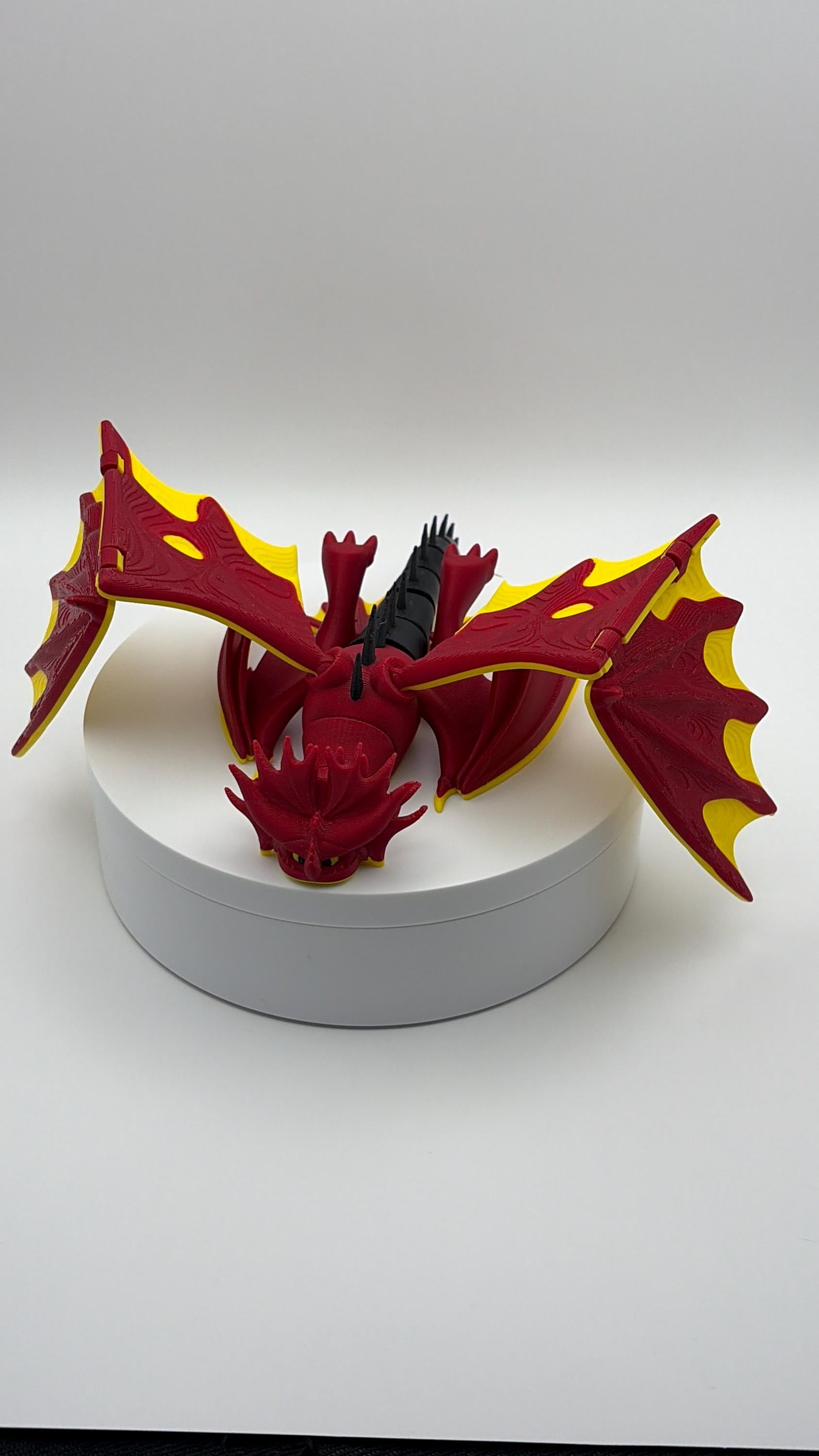 Hookfang Monstrous Nightmare Dragon Figurine, 3D Printed HTTYD Collectible