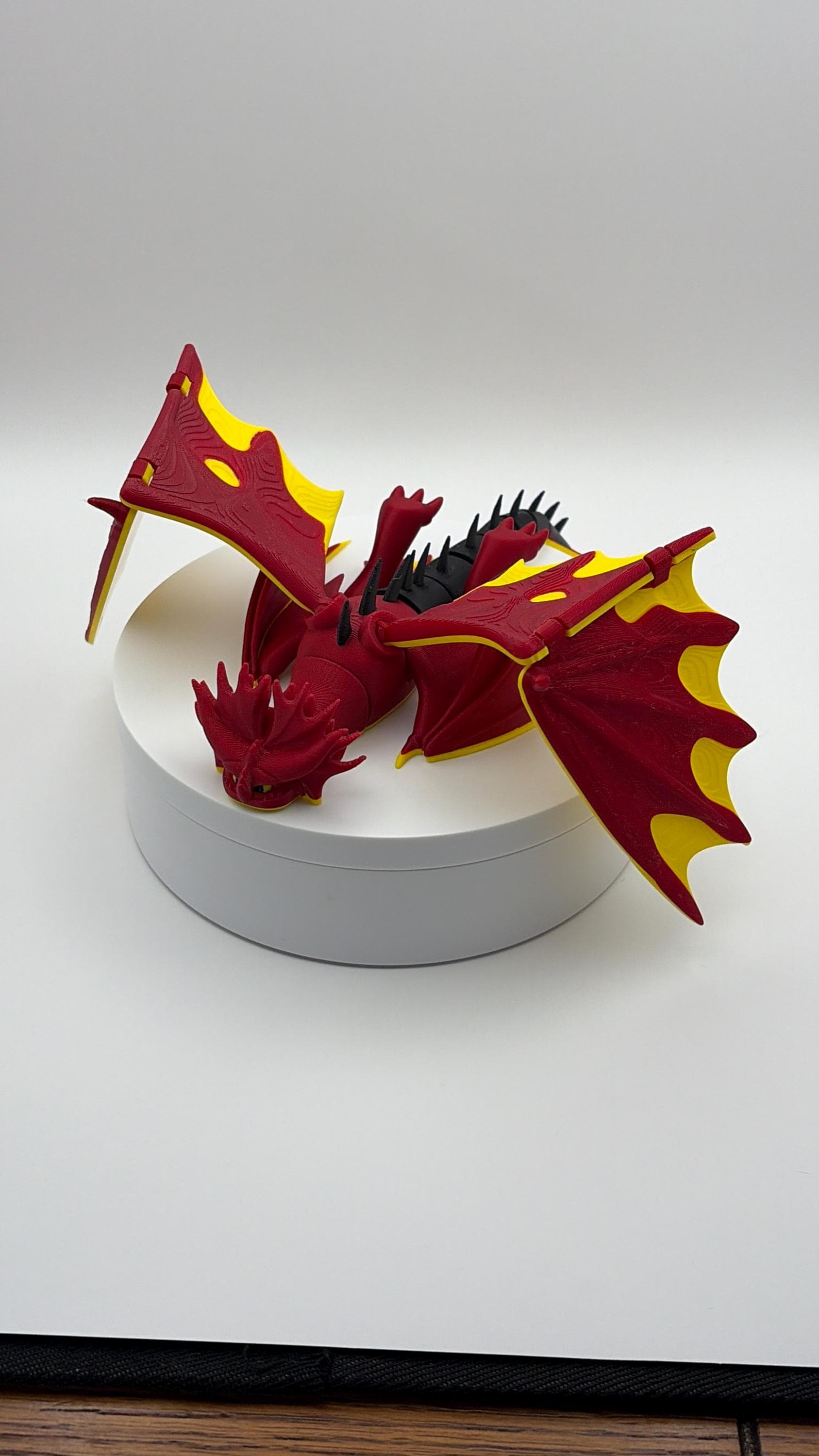 Hookfang Monstrous Nightmare Dragon Figurine, 3D Printed HTTYD Collectible