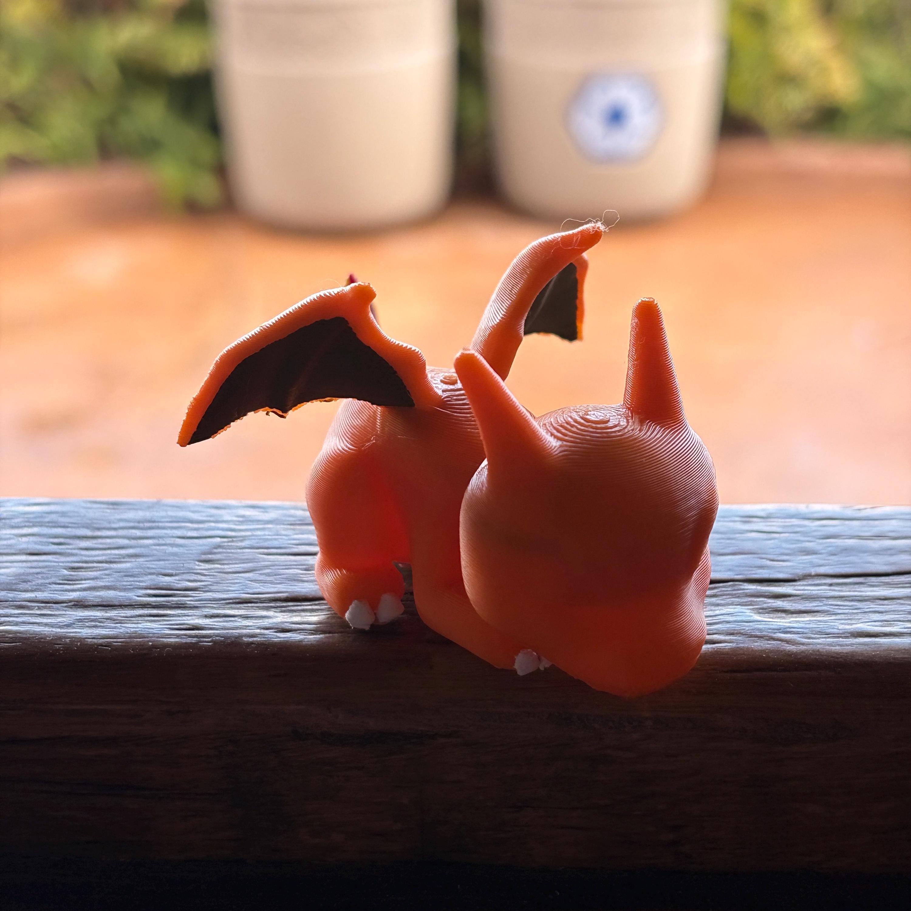 3D Printed Sleeping Baby Dragon Figurine | Desk Pet, Collector Gift